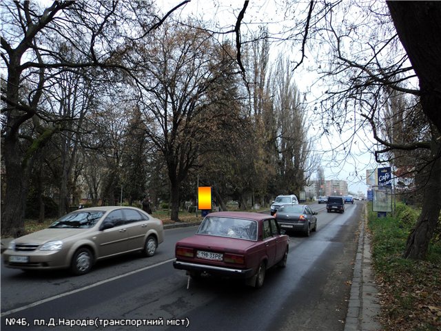 Сітілайт 1.2x1.8,  пл.Др.народів(з'їзд з трансп моста), напр.-на трансп.міст-пл.Б.Хмельницького