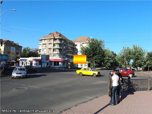 Щит 6x3,  пр.Свободи-вул.Капушанська(перехрестя)