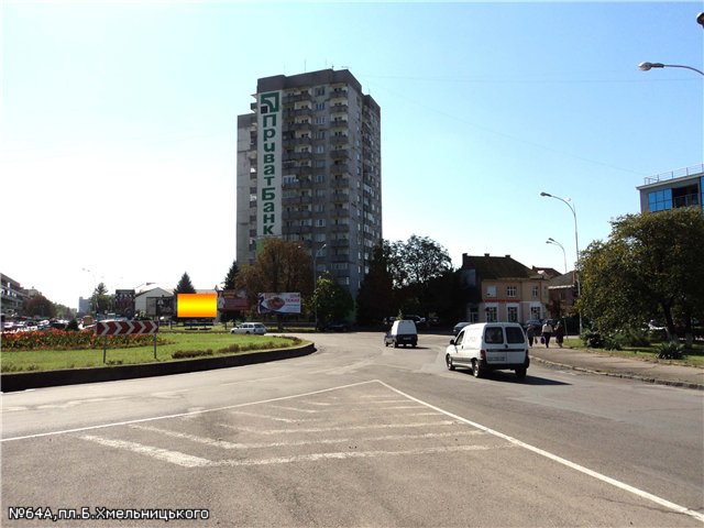 Щит 6x3,  пл.Б.Хмельницького (16-ти поверх), транспортне кільце, напрям-просп.Свободи, вул.Л.Толстого
