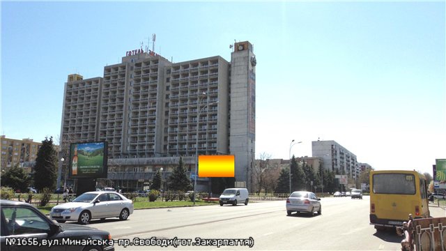 Щит 6x3,  вул.Минайська-просп.Свободи(гот.Закарпаття), напр-вулГрушевського