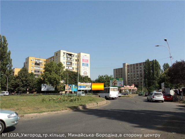 Щит 6x3,  вул.Бородіна-Минайська(трансп.кільце(правий)