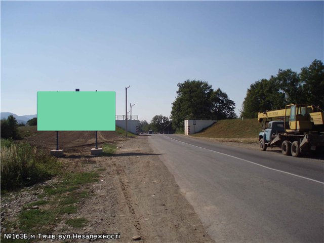 Щит 6x3,  вул.Незалежності, в'їзд до міста з .с.Бедевля, смт.Солотвино, Рахів