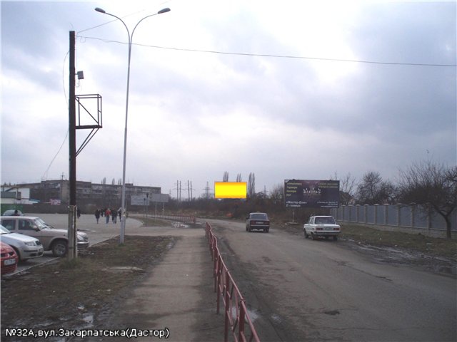 Щит 6x3,  вул.Закарпатська (ТЦ Дастор), район аеропорту, напрям-вул.Загорська