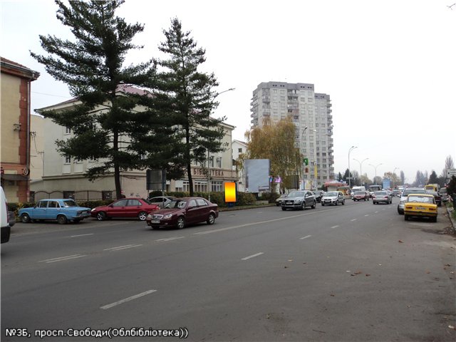 Сітілайт 1.2x1.8,  просп.Свободи(обл.бібліотека), напр.-пл.Б.Хмельницького
