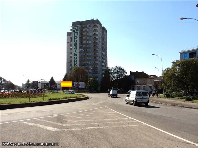 Щит 6x3,  пл.Б.Хмельницького (16-ти поверх), транспортне кільце, напрям-просп.Свободи, вул.Л.Толстого